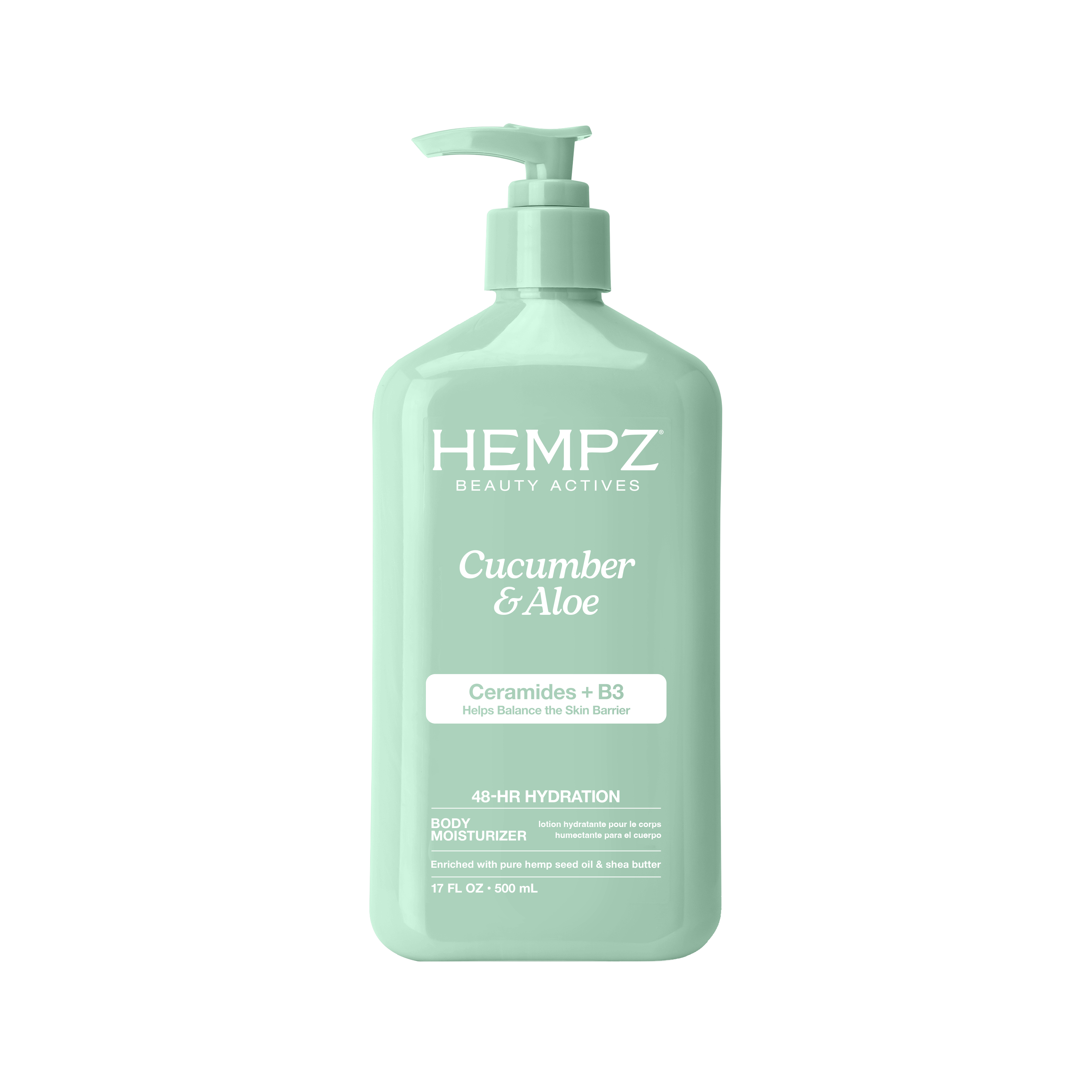 Cucumber & Aloe Herbal Body Moisturizer with Ceramides + B3