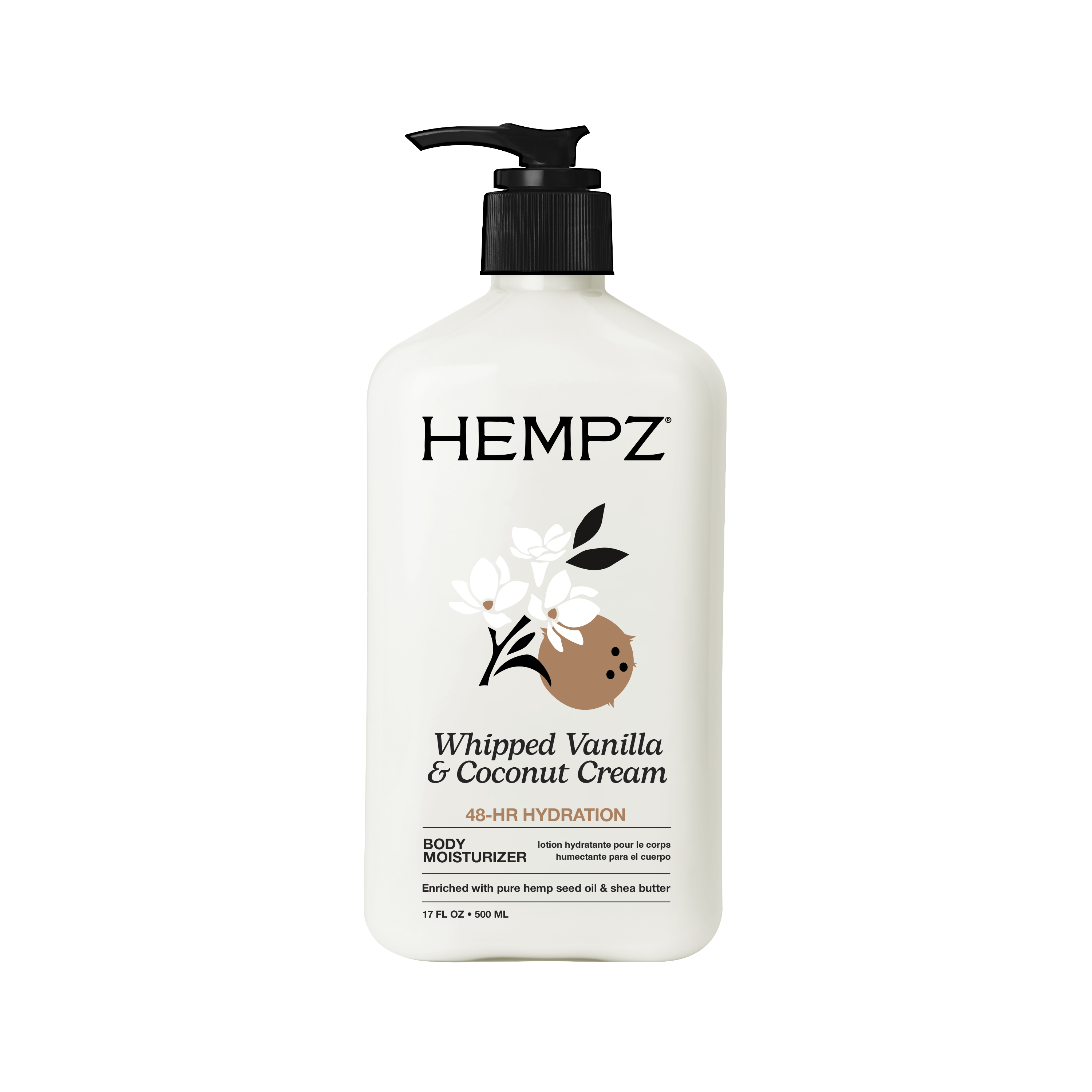 Whipped Vanilla & Coconut Cream Herbal Body Moisturizer