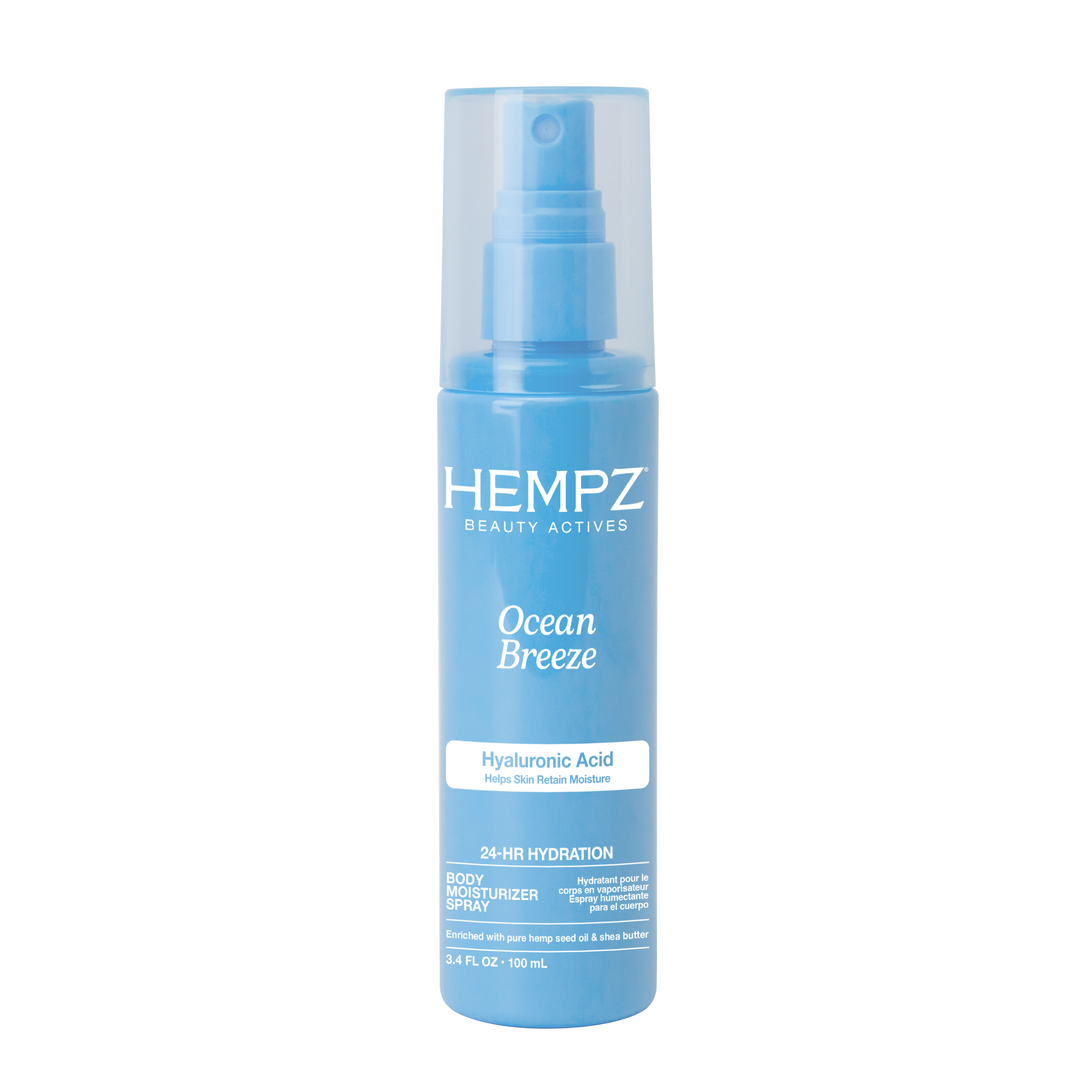 Beauty Actives Ocean Breeze Moisturizing Body Fragrance Spray with Hyaluronic Acid