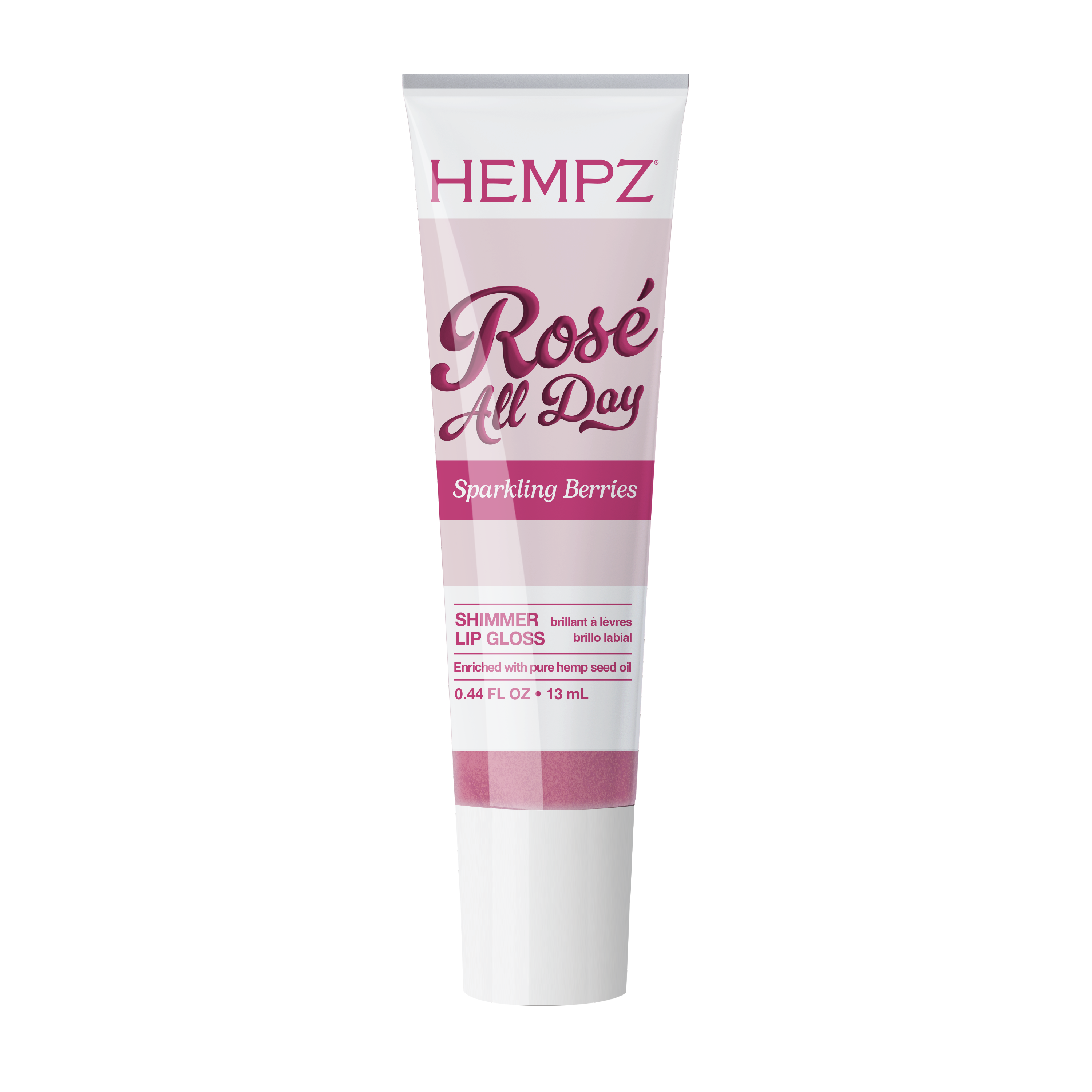 Rosé All Day Lip Gloss with Shimmer